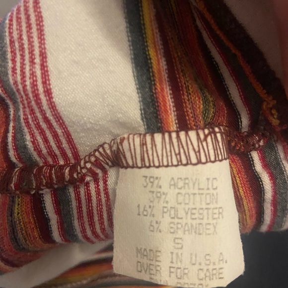 Multi Color Striped Tube Top - Picture 3 of 3